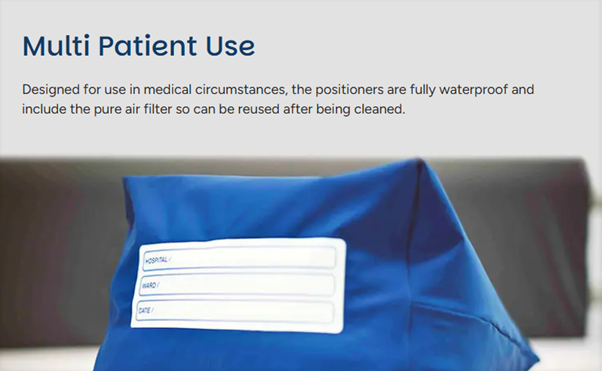 PF100 Posi Pillow Fibre Filled Pnuema Pure Filter 40 x 60cm image 3